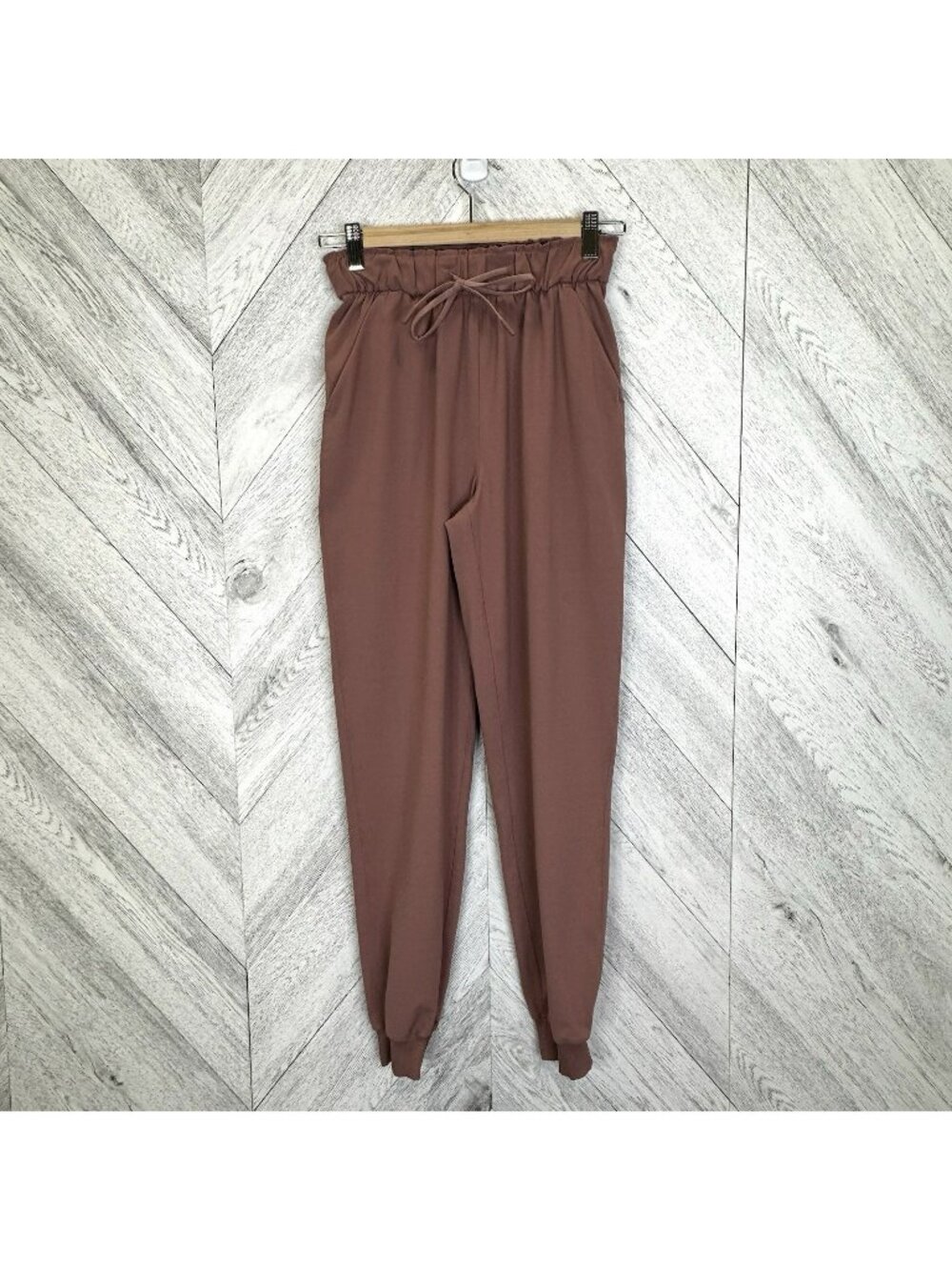 Lululemon Stretch High-Rise Jogger Pants Full Length Womens Size 2 Spiced Chai